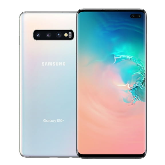 Restored Samsung G975 Galaxy S10 Plus, 128 GB, Prism White - GSM Unlocked - GSM compatible (Refurbished)