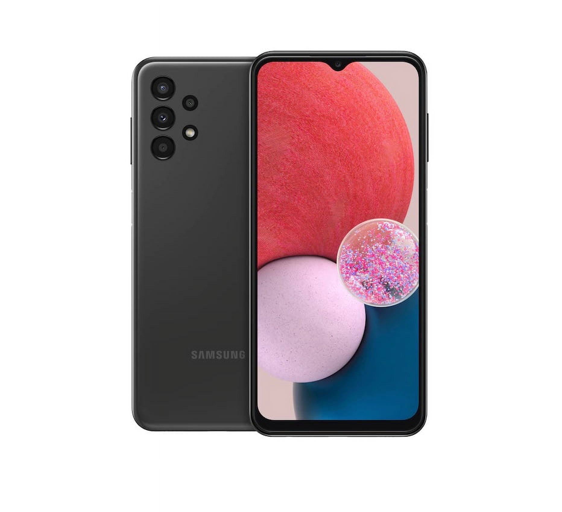 Restored Samsung Galaxy A13 6.6" 32GB 3GB RAM Black LTE Unlocked Smartphone SMA135UZKDXA(Refurbished)