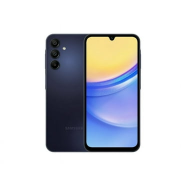 Restored Samsung Galaxy A15 5G 128GB Fully Unlocked Blue/Black (Refurbished)