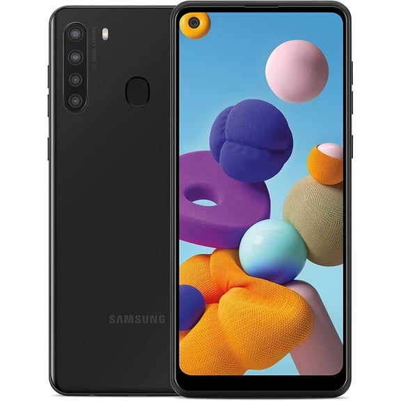 Restored Samsung Galaxy A21 A215U 32GB Android Smartphone (Refurbished)