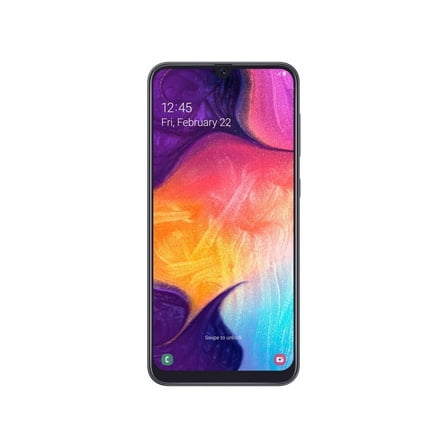 Restored Samsung Galaxy A50 Unlocked 4GB RAM 64GB Storage Black, 25MP Front Facing Camera (Refurbished)