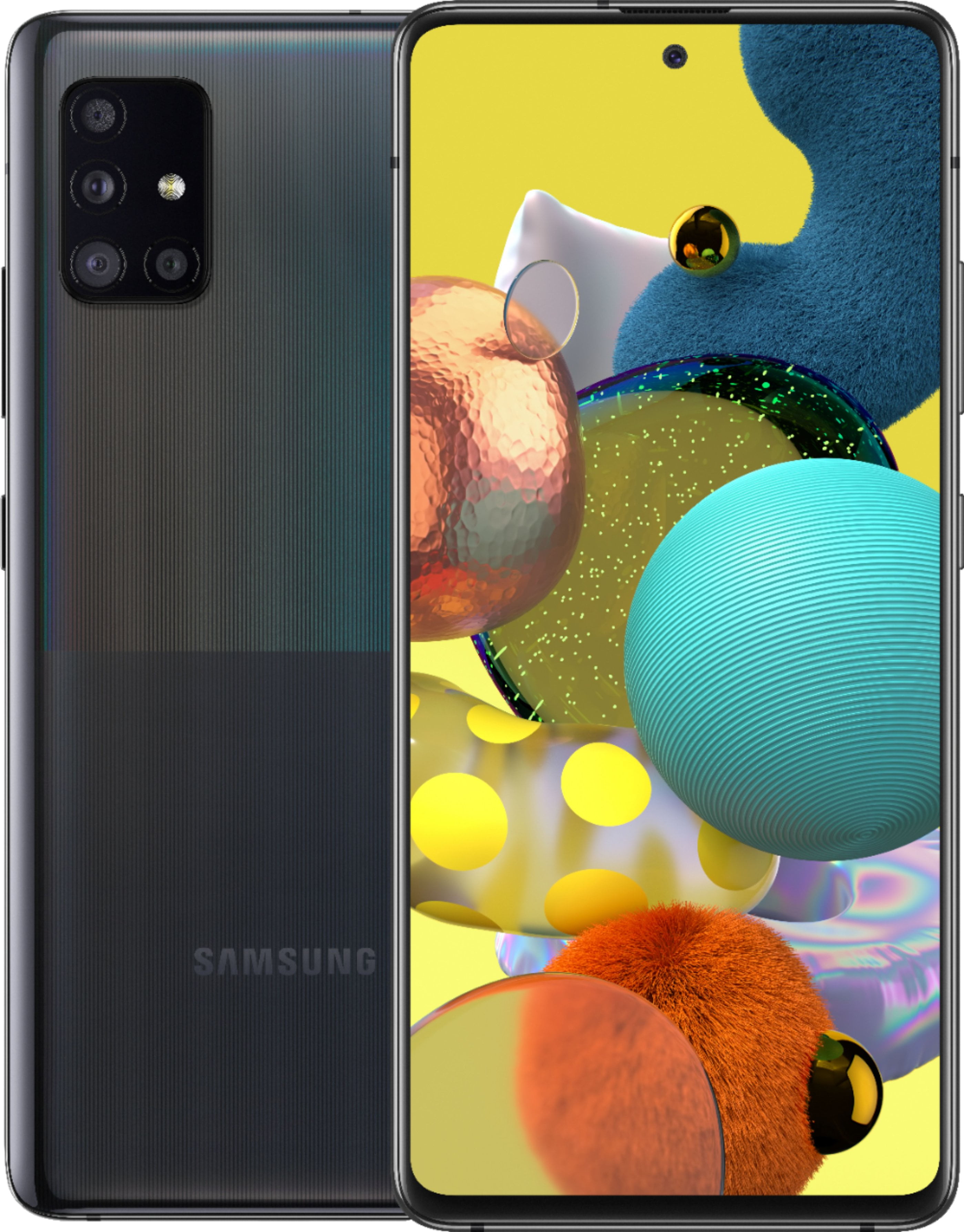Restored Samsung Galaxy A51 128GB Prism Crush Black Unlocked Refurbished