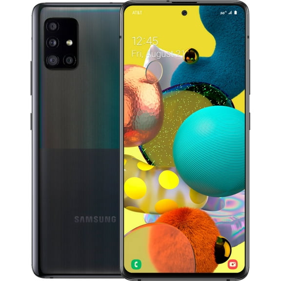 Restored Samsung Galaxy A51 5G A516U (Fully Unlocked) 128GB Black (Refurbished)