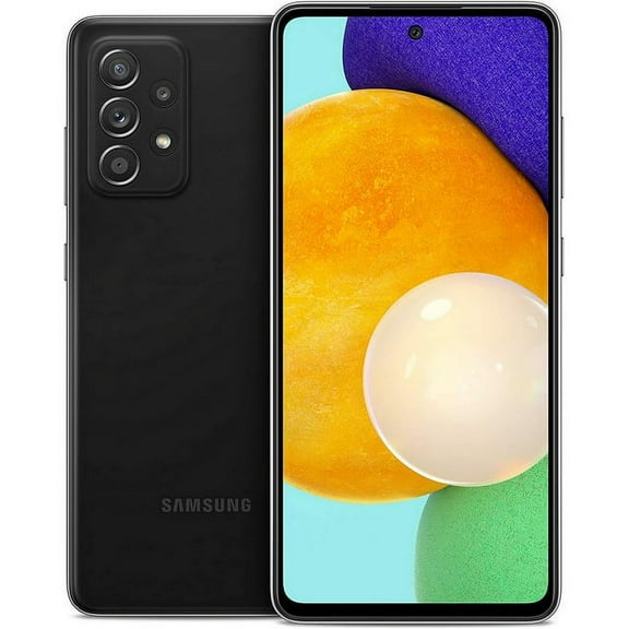 Restored Samsung Galaxy A52 5G Smartphone, T-Mobile Only,128 GB Storage + 6 GB RAM, Awesome Black (Refurbished)