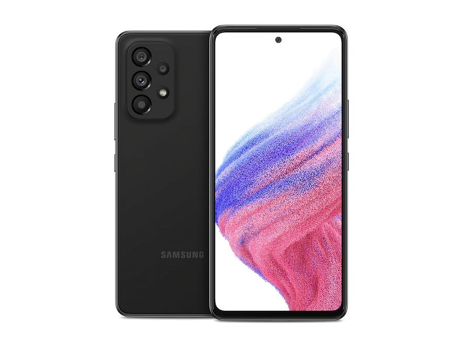 Restored Samsung Galaxy A53 5G 128GB Black Quad Camera Smartphone (Unlocked) (Refurbished)