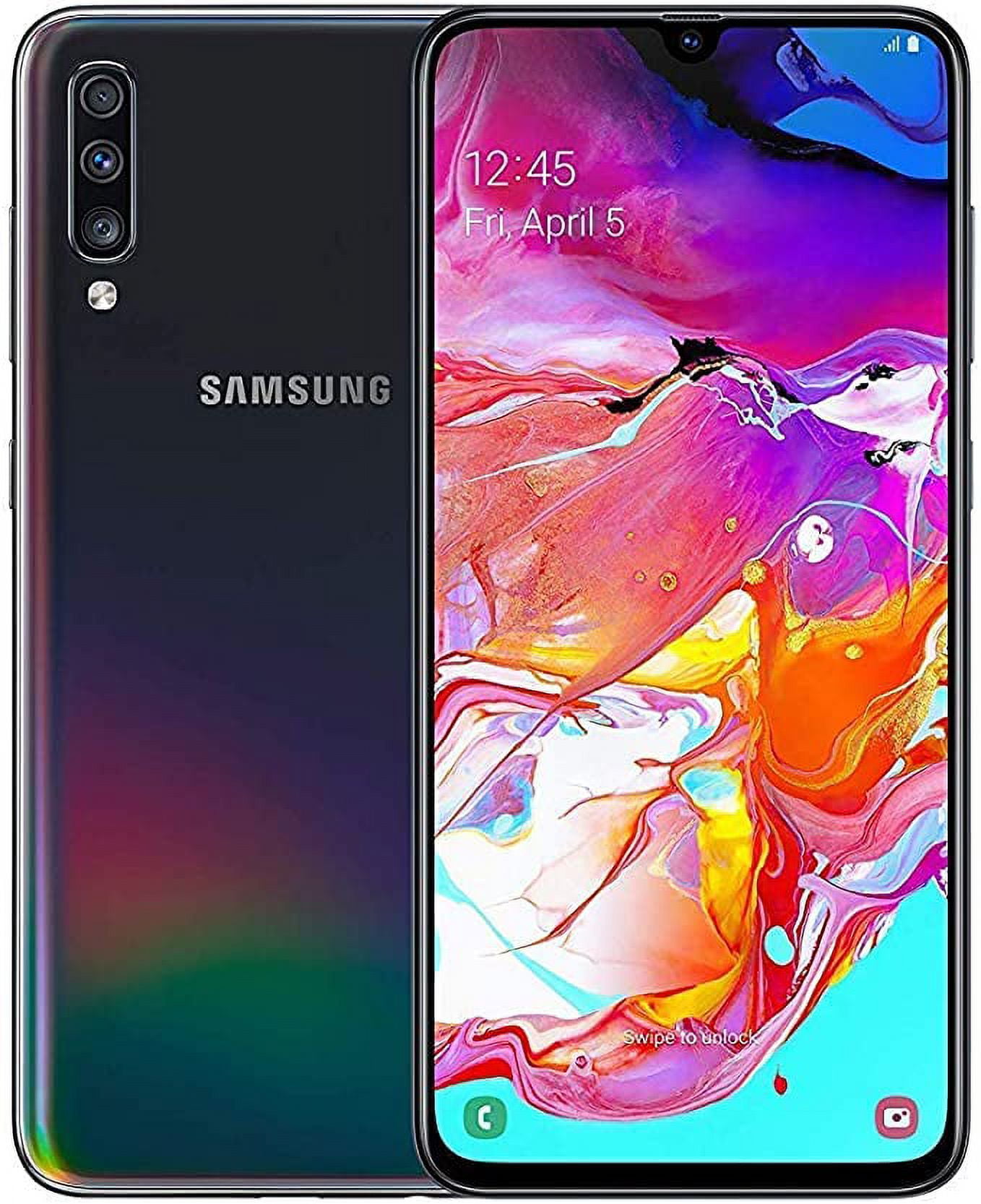 Restored Samsung Galaxy A70 A705U (Fully Unlocked) 128GB Coral (Refurbished)