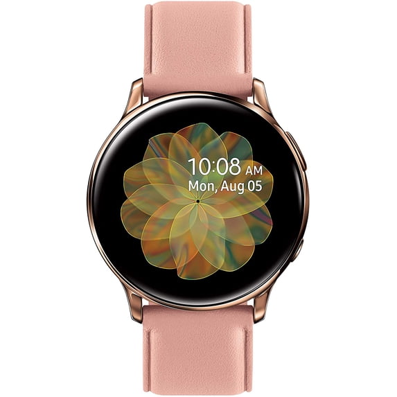 Restored Samsung Galaxy Active 2 R835U Smartwatch 40mm GPS + LTE - Leather Band Rosegold (Refurbished)