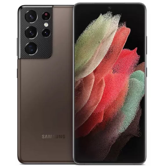 Restored Samsung Galaxy G998U S21 Ultra 5G - Carrier Unlocked - 128GB Phantom Brown Smartphone (Refurbished)