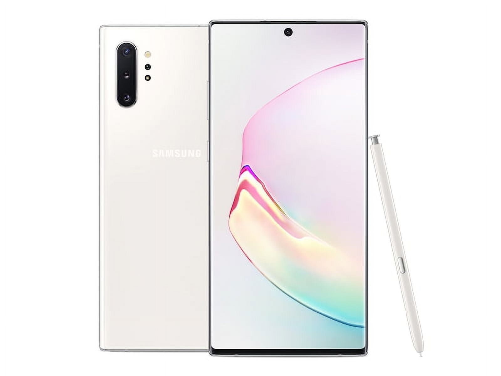 Restored Samsung Galaxy Note 10+ N975U (Fully Unlocked) 256GB Aura White (Refurbished)