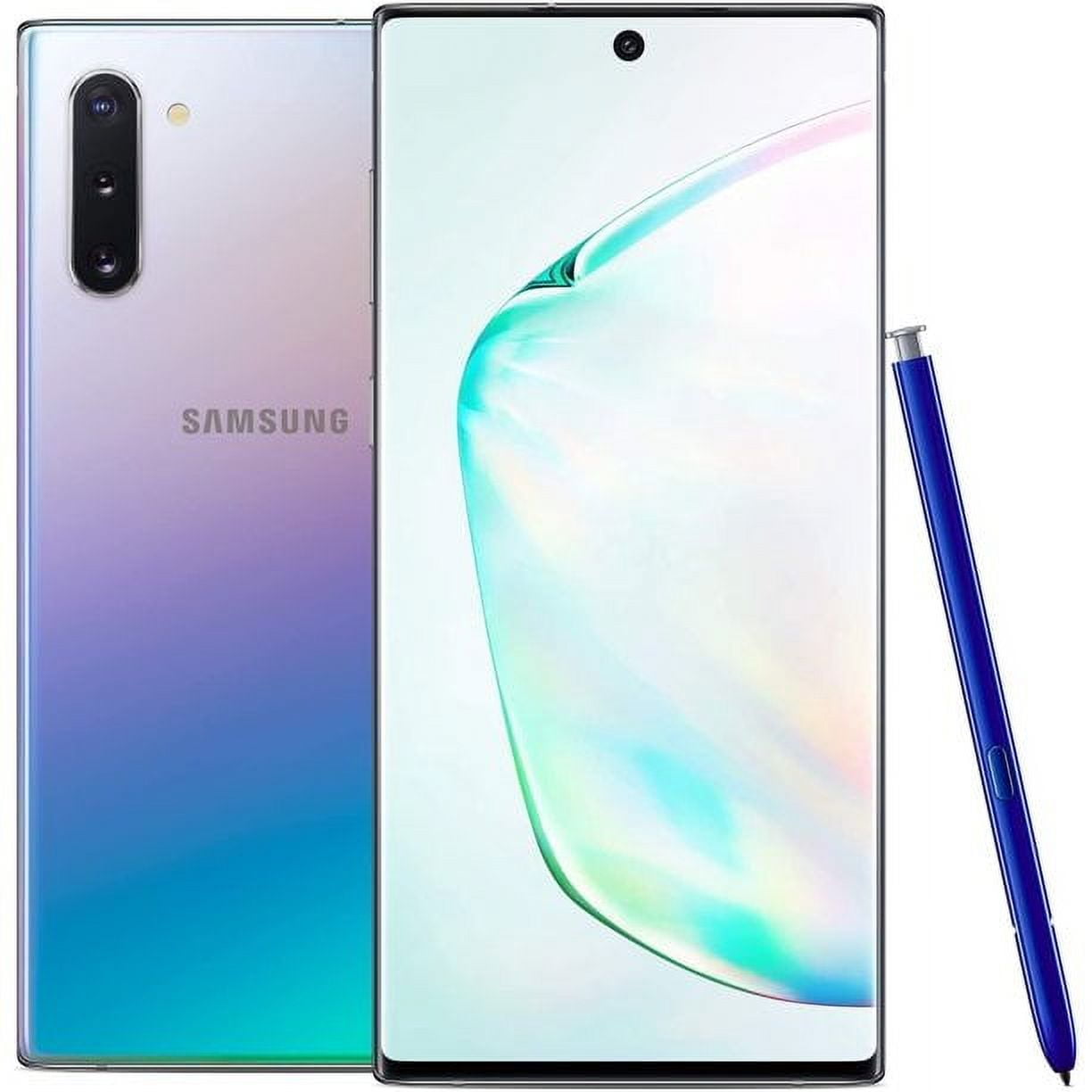Restored Samsung Galaxy Note 10 N970U 256GB Aura Glow Fully Unlocked Smartphone (Refurbished)