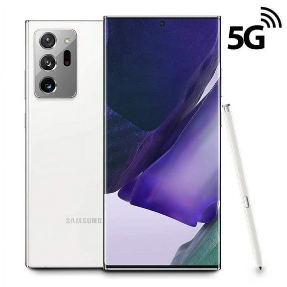 Restored Samsung Galaxy Note 20 Ultra 5G N986U Mystic White (Verizon) 128GB Cellphone (Refurbished)