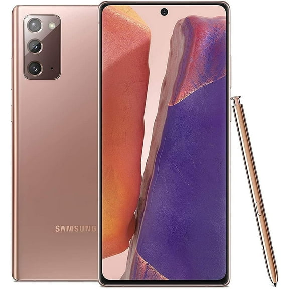 Restored Samsung Galaxy Note20 5G, 128GB, Mystic Bronze - Unlocked (Refurbished)