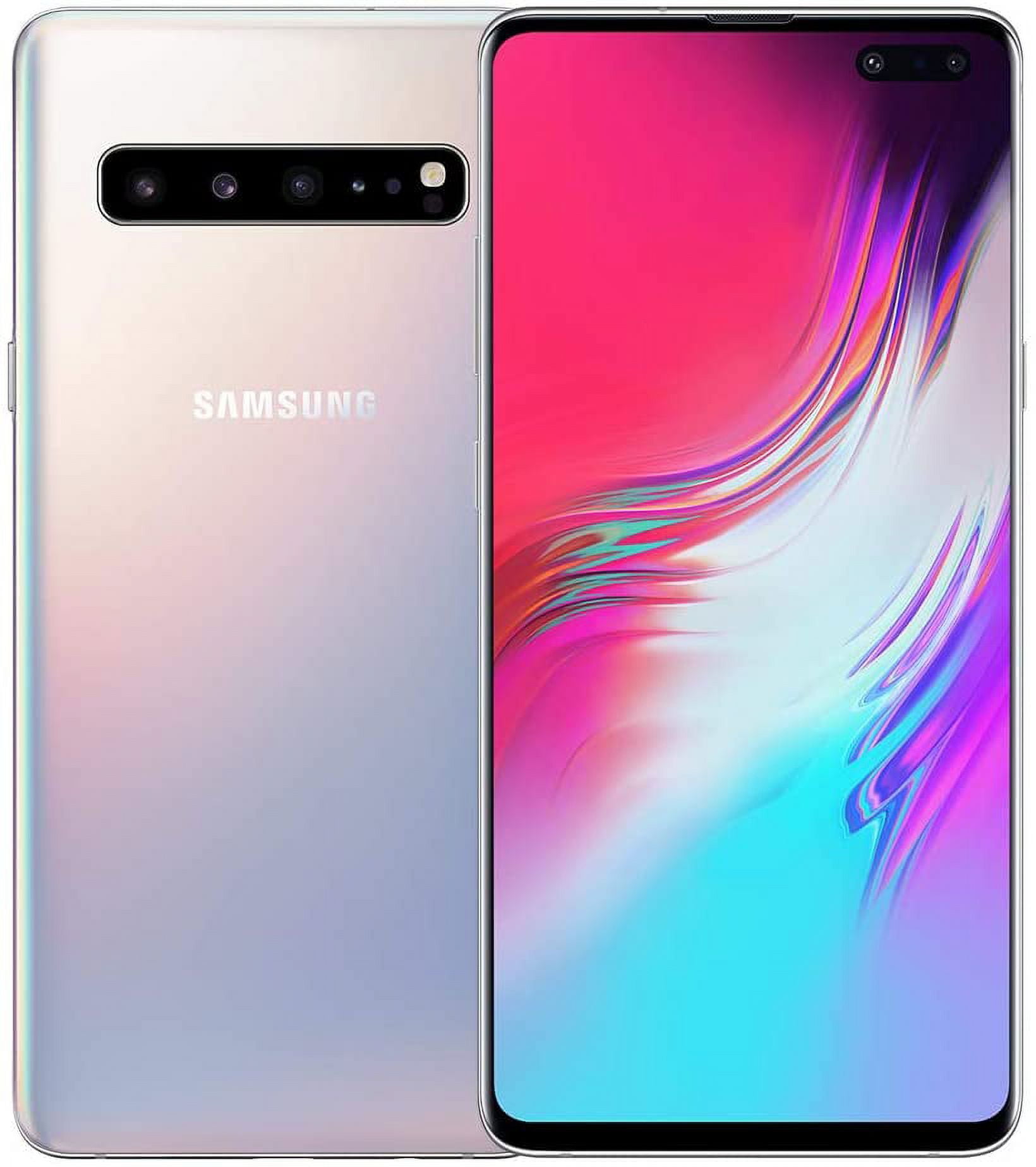 Restored Samsung Galaxy S10 5G 256GB Crown Silver (Verizon Wireless) (Refurbished)