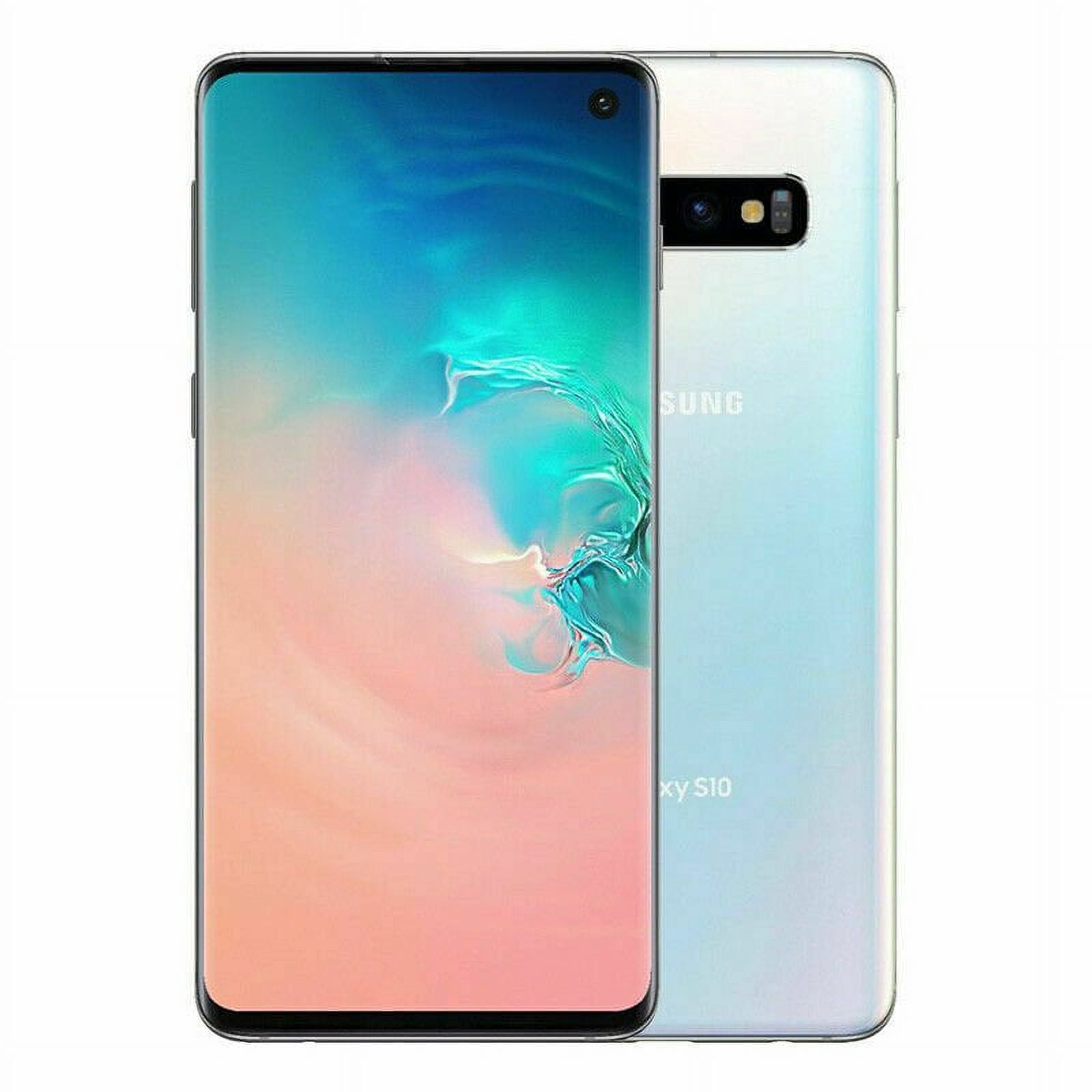 Restored Samsung Galaxy S10 G973U 128GB Prism White Verizon + GSM Unlocked (Refurbished)