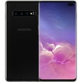 thumbnail image 1 of Restored Samsung Galaxy S10+ G975 128GB Unlocked GSM LTE Phone with Triple 12MP+12MP+16MP Rear Camera - Prism Black (Refurbished), 1 of 4