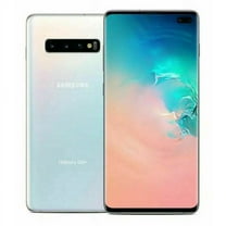 Restored Samsung Galaxy S10 Plus 128GB - Prism White Verizon GSM Unlocked (Refurbished)