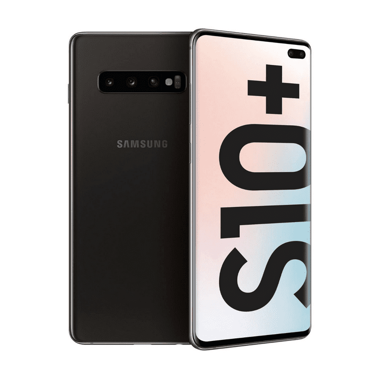 Restored Samsung Galaxy S10+ Pus G975U 128GB Prism Black Fully