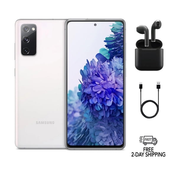 Restored Samsung Galaxy S20 5G G981V (Verizon Unlocked) 128GB Cloud White w/ Wireless Earbuds (Refurbished)