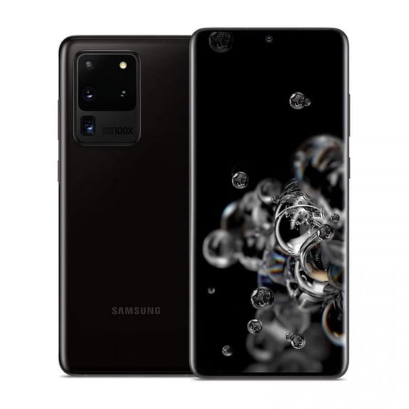 Restored Samsung Galaxy S20 Ultra 5G 128GB Factory Unlocked (Cosmic Black) Smartphone (Refurbished)
