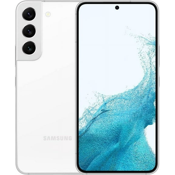Restored Samsung Galaxy S22 128GB (Unlocked) - Phantom White (Refurbished)