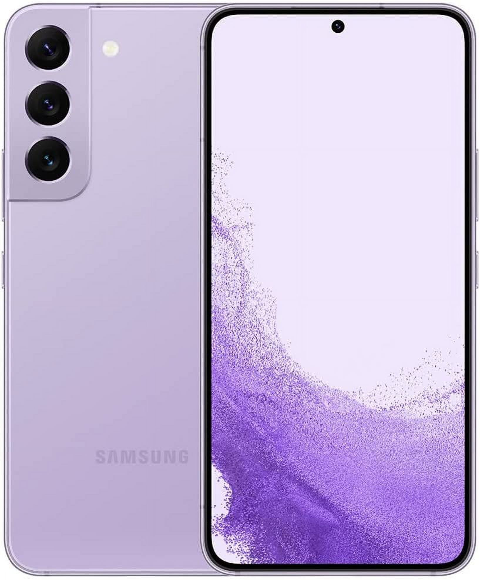 Restored Samsung Galaxy S22 5G S901U (Fully Unlocked) 256GB Bora Purple (Refurbished)