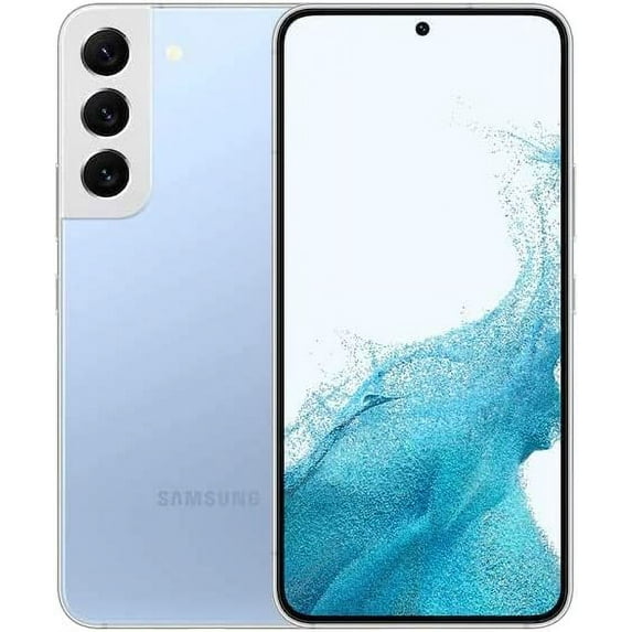 Restored Samsung Galaxy S22 5G S901U (Fully Unlocked) 256GB Sky Blue (Refurbished)
