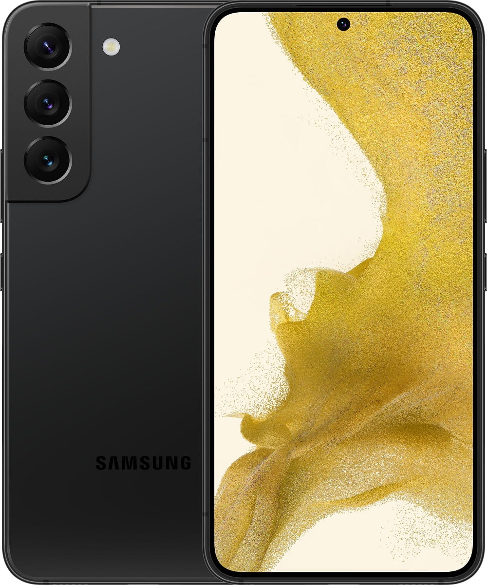 Restored Samsung Galaxy S22 6.1" 128GB 8GB RAM Phantom Black LTE Prepaid AT&T Smartphone SM-S901UZKAATT (Refurbished)