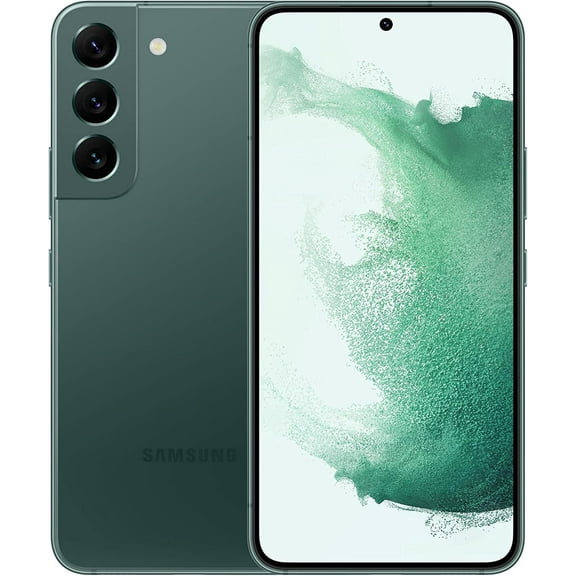 Restored Samsung, SM-S906U, Cell Phone, Galaxy S22+ Plus 5G , Wireless Charging, 256GB, 8GB RAM, 4500 mAh Battery, Green/ 6.6 in