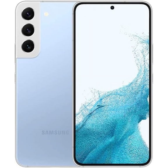 Restored Samsung Galaxy S22 Plus 5G S906U (Fully Unlocked) 256GB Sky Blue (Refurbished)