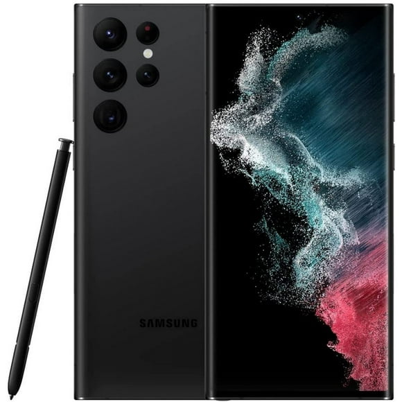 Restored Samsung Galaxy S22 Ultra 5G Smartphone, Fully Unlocked,128 GB Storage + 8 GB RAM, Phantom Black (Refurbished)