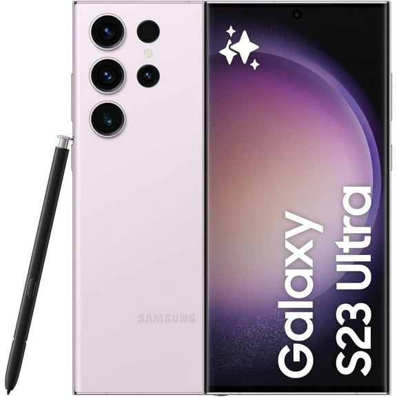 Restored Samsung Galaxy S23 Ultra 5G S918U (Unlocked) 256GB Lavender (Refurbished)