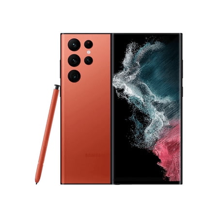 Restored Samsung Galaxy S23 Ultra 5G S918U1 512GB Red (Factory Unlocked) Smartphone (Refurbished)