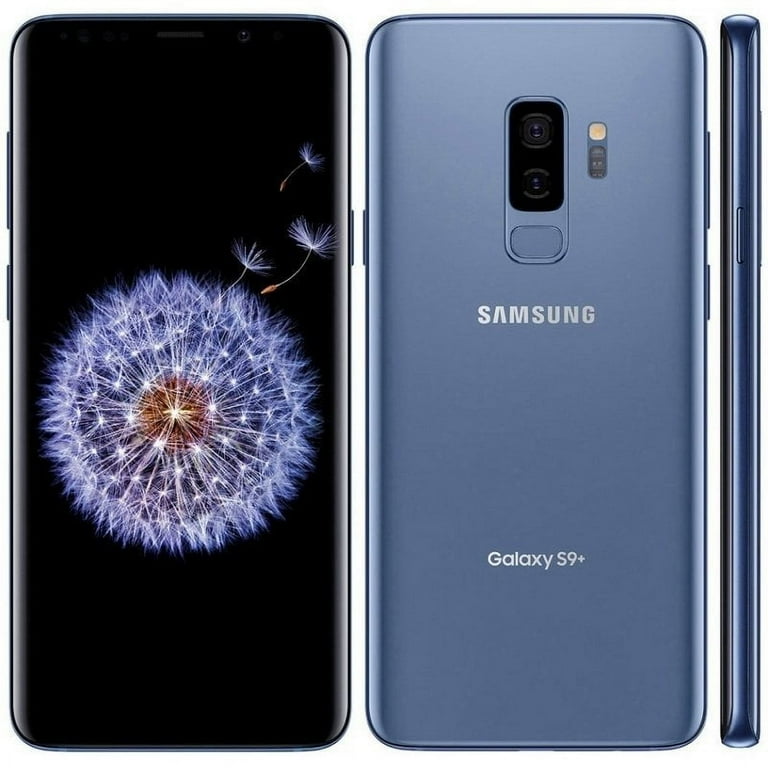 Restored Samsung Galaxy S9+ G965V 64GB Coral Blue Verizon + GSM