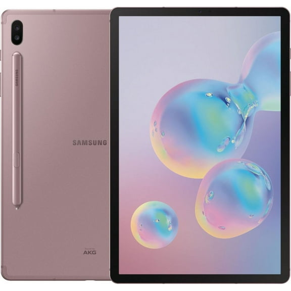 Restored Samsung Galaxy Tab S6 10.5" 128GB Rose Blush Wi-Fi SM-T860NZNAXAR (Refurbished)