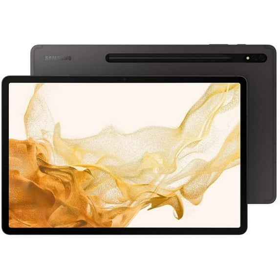 Restored Samsung Galaxy Tab S8+ 5G, 12.4in Tablet, 128GB, Wi-Fi + 5G LTE, Graphite, Without S Pen (Refurbished)