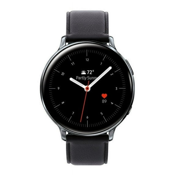 Restored Samsung Galaxy Watch Active 2 R825U 44mm LTE Stainless Steel Black (Refurbished)
