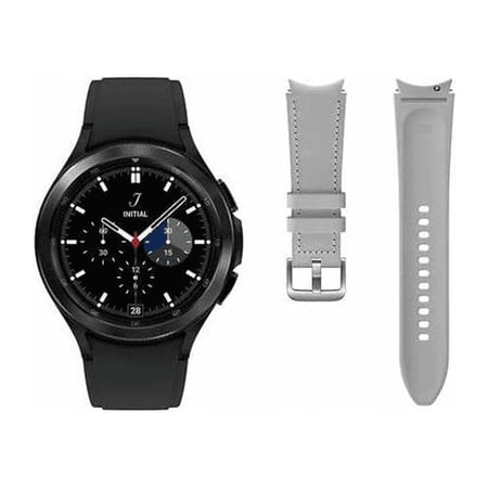 Restored Samsung Galaxy Watch4 Classic 46mm Smartwatch - Black - Bonus Band Included SM-R890NZKCXAA - (Refurbished)