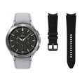 thumbnail image 1 of Restored Samsung Galaxy Watch4 Classic 46mm Smartwatch Silver Bonus Band Included SMR890NZSCXAA Manufacturer (Refurbished), 1 of 7