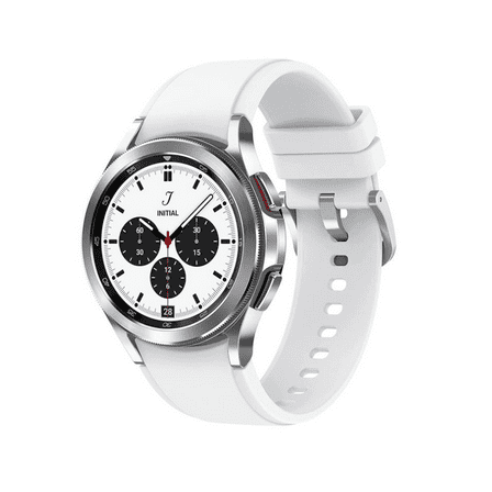 Restored Samsung Galaxy Watch4 Classic Smartwatch 42mm Bluetooth/Wi-Fi Silver (Refurbished)