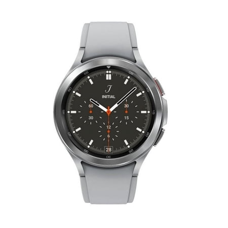 Restored Samsung Galaxy Watch4 Classic Smartwatch 46mm, Bluetooth/Wi-Fi, Silver SM-R890NZSAXAA (Refurbished)