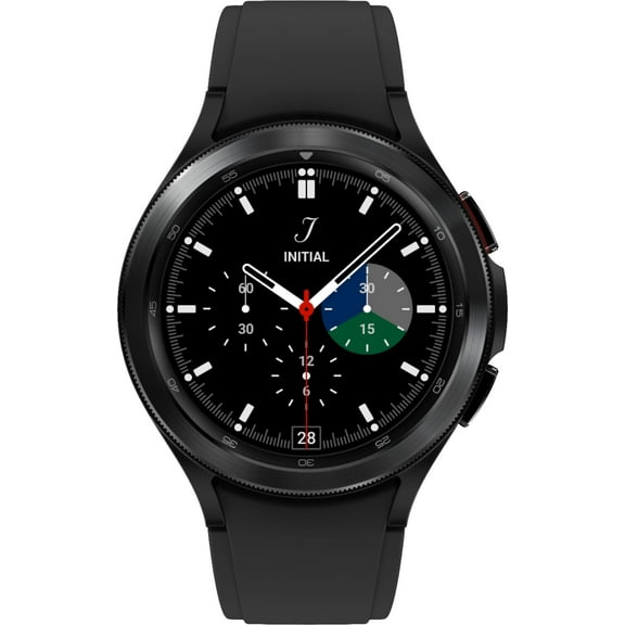 Restored Samsung Galaxy Watch4 Classic Stainless Steel Smartwatch 46mm Bluetooth Black - SM-R890NZKAXAA (Refurbished)