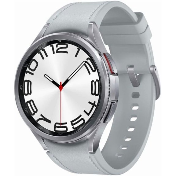 Restored Samsung Galaxy Watch6 Classic Smart Watch, 47mm, Large, Bluetooth, Silver (Refurbished)