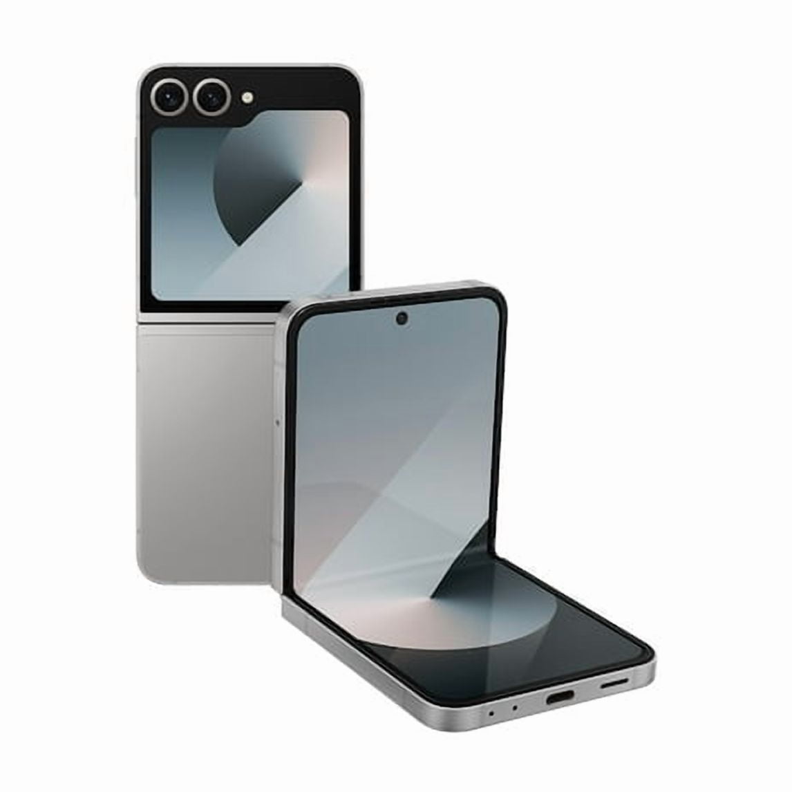 折りたたみ式スマートフォン シルバー 最新折りたたみスマホ「Galaxy Z Flip6」「Galaxy Z Fold6」、海外限定