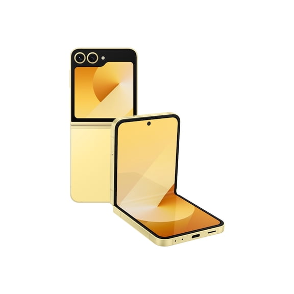 Restored Unlocked Samsung Galaxy Z Flip6 5G Cell Phone 512GB 8GB RAM, Foldable, Yellow