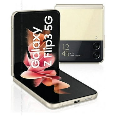Restored Samsung Galaxy Z Flip3 5G 128GB GSM Unlocked Cream (Refurbished)