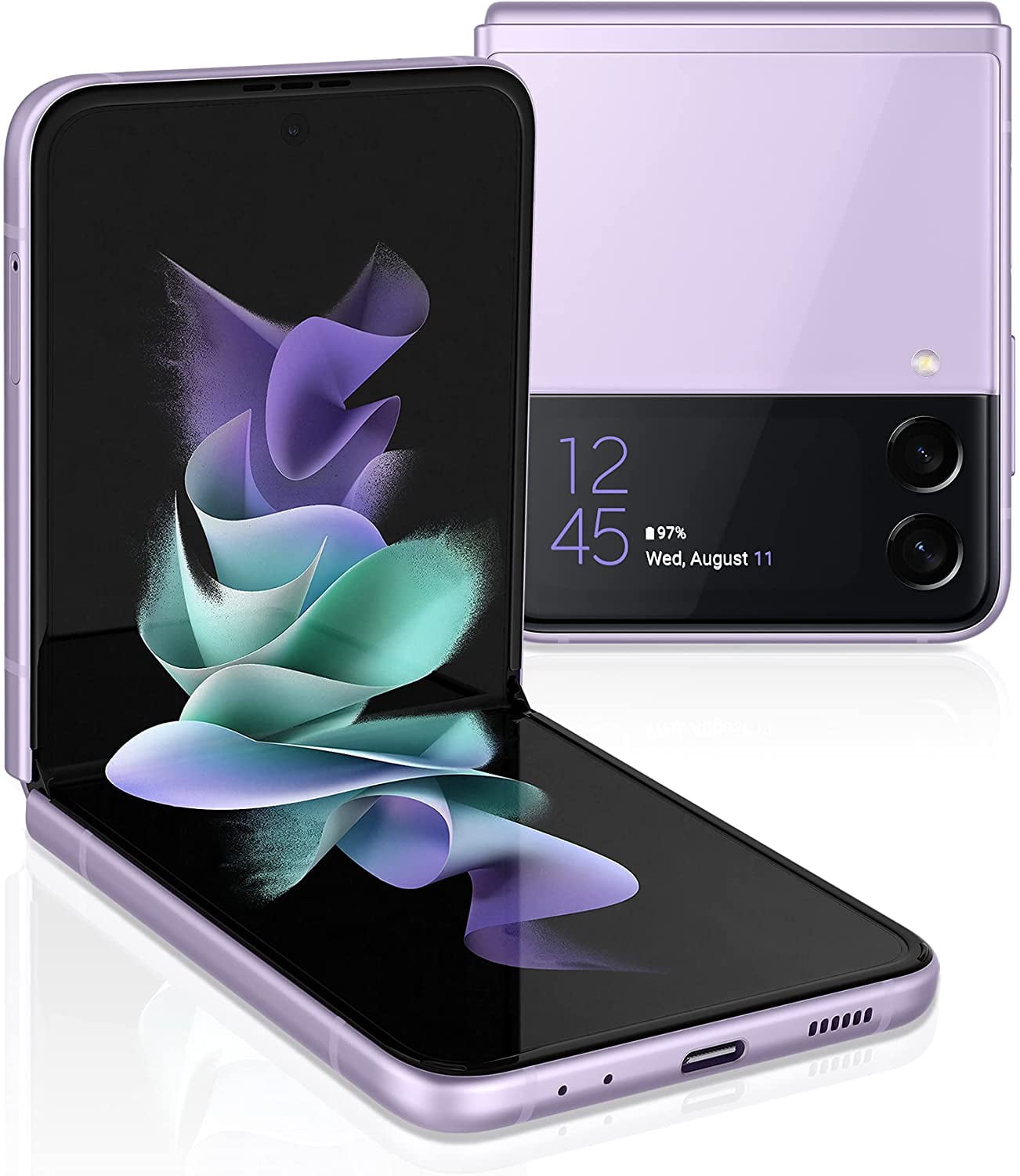 Galaxy Z Flip 5G in Galaxy Z Series | Purple - Walmart.com