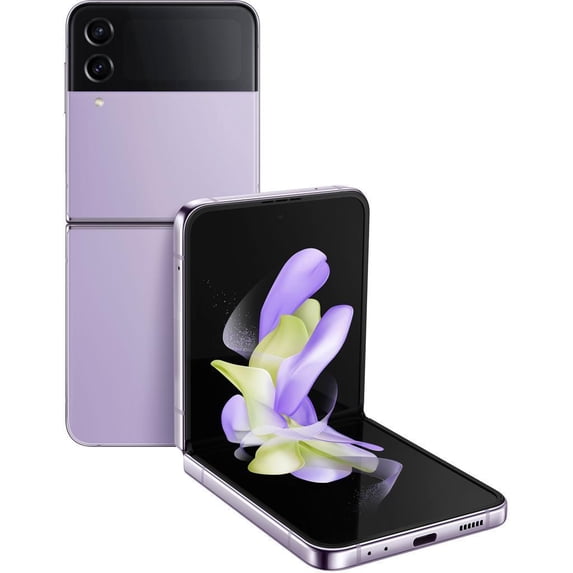 Restored Samsung Galaxy Z Flip4 5G F721U (Fully Unlocked) 256GB Bora Purple (Refurbished)