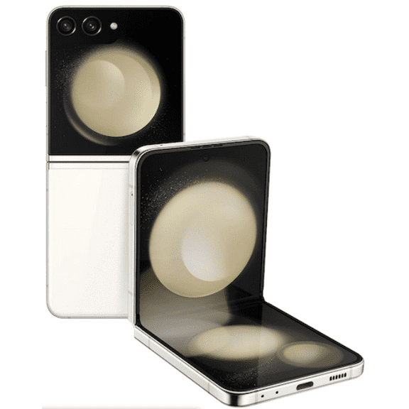 Restored Samsung Galaxy Z Flip 5 Cell Phone Factory Unlocked, 512GB Storage - Cream (Refurbished)