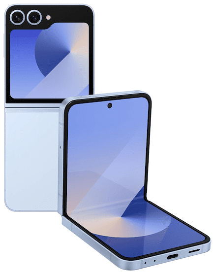 Restored Samsung Galaxy Z Flip6 SM-F741U1 Unlocked 256GB Blue (Refurbished)