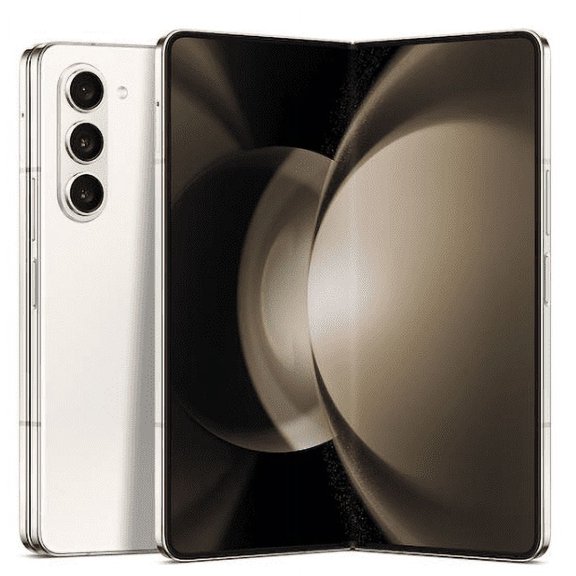 Restored Samsung Galaxy Z Fold5 Unlocked 256GB Cream Good Condition